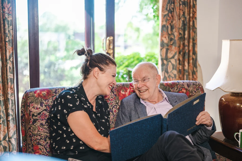 elderly parent caregiver home
