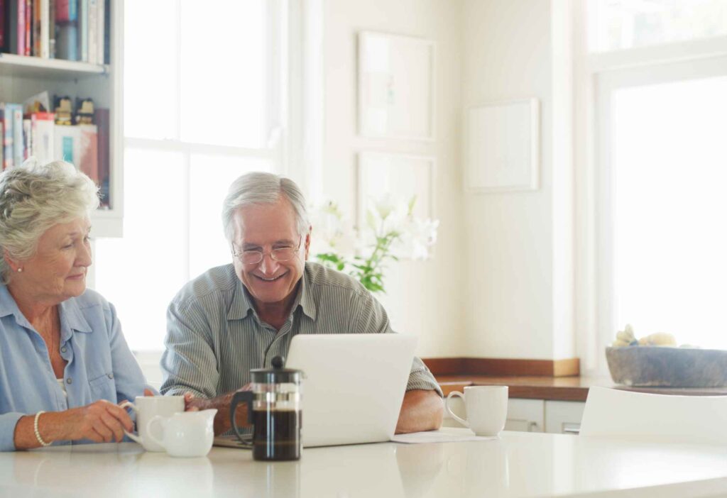 A certified aging in place specialist consulting with a senior homeowner
