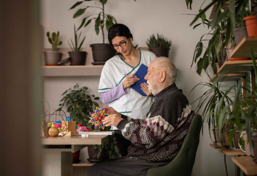Secured memory care unit designed for residents with dementia